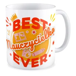 Kubek na DZIEŃ NAUCZYCIELA Best nauczycielka ever